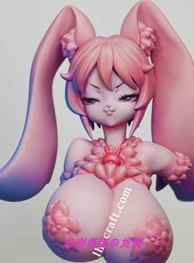 LH Craft Usame Ronko Bust  左手工房 微缩模型 人像 白模