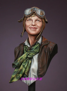 现货 Life The Sky's No Limit - Amelia Earhart  Bust