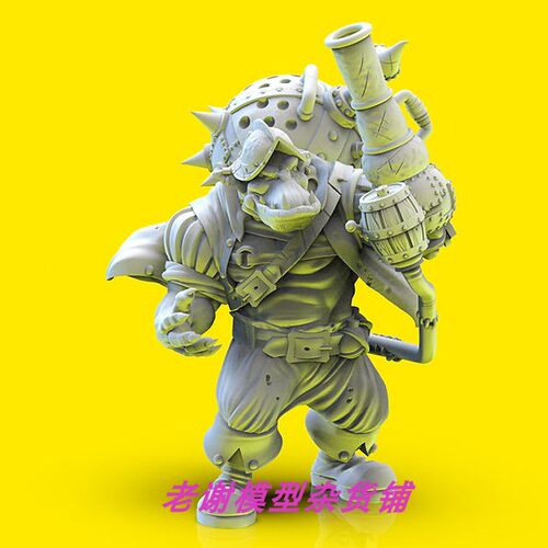 现货微缩模型涂装白模
