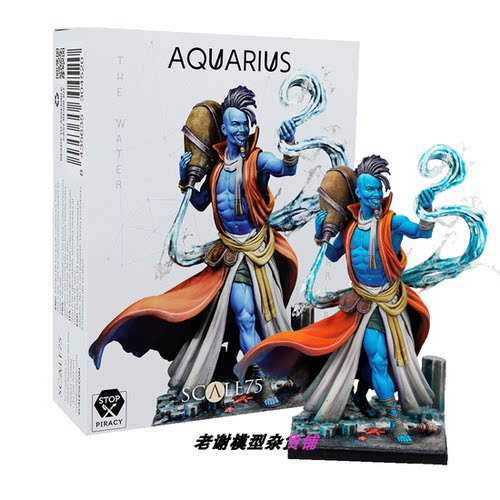 现货 Scale75 Miniatures AQUARIUS 75mm 树脂 模型 水瓶座