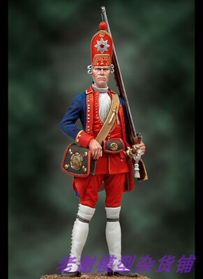 现货Andrea Miniatures Grenadier, 1st Red Life Batallion 54mm