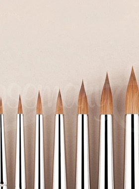 现货 Rosemary 323 PURE KOLINSKY  西伯利亚貂毛画笔 短峰