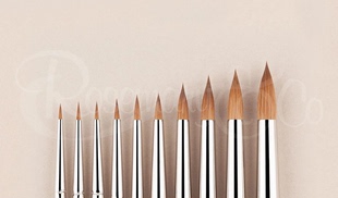 Rosemary 西伯利亚貂毛画笔 323 KOLINSKY 短峰 PURE 现货