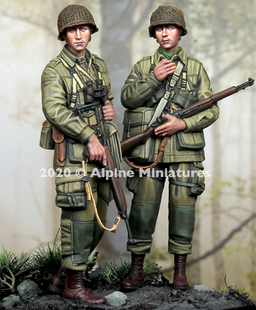 现货 Alpine Miniatures 35277 US 101st Airborne Set #2 1/35