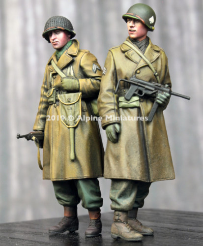 现货 Alpine Miniatures 35261 WW2 US Infantry Winter Set 1/35