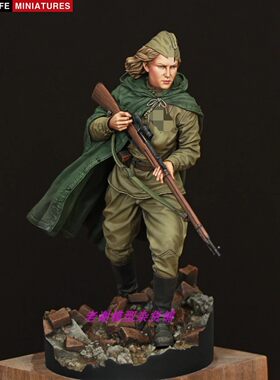 现货 Life Miniatures WW2 RED ARMY FEMALE SNIPER  1/35