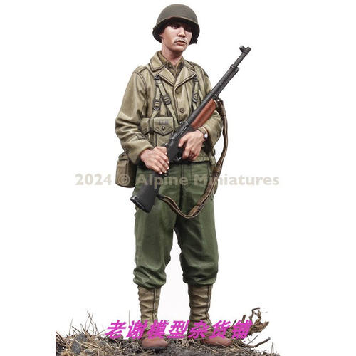 现货 Alpine Miniatures 35321 US BAR Gunner 2nd ID
