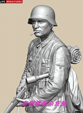 现货 Ambush at Poteau 'SS Panzergrenadier, KG Hansen'  bust