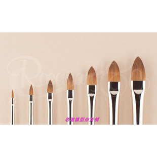 Kolinsky 画笔 现货 艺术 涂装 貂毛圆头 Rosemary Filbert