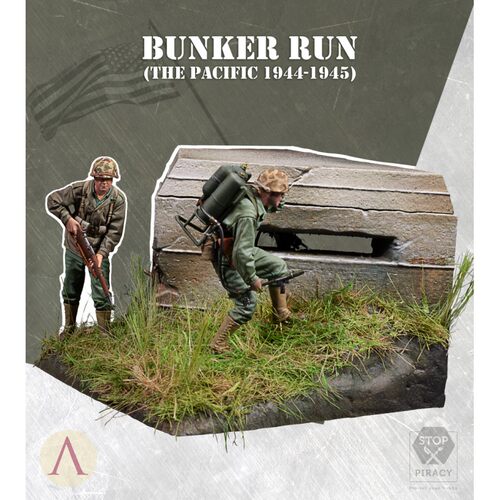 现货 Scale75 BUNKER RUN (THE PACIFIC 1944-1945) 1/35 含场景