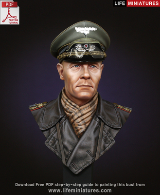 Life Miniatures Rommel 'The Desert Fox' Bust
