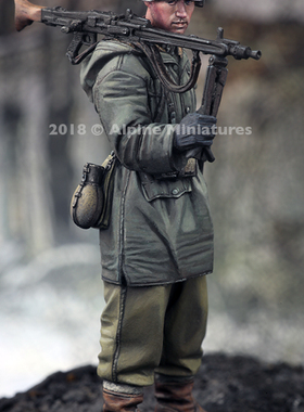 现货 Alpine Miniatures 35256 MG Gunner at Kharkov 1/35