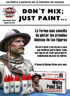 Andrea 轻松画光影 ACS03 白色免调色套装 新手福音 White 现货