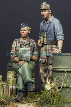 现货 Alpine 35101 German Panzer Crew in Summer Set 1/35