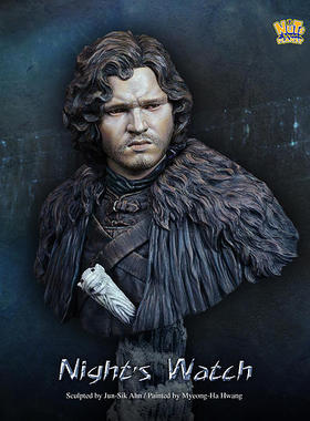 现货 Nutsplanet Night`s watch 1/10th Bust