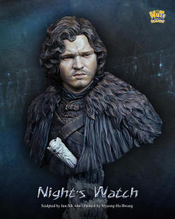 现货 Nutsplanet Night`s watch 1/10th Bust