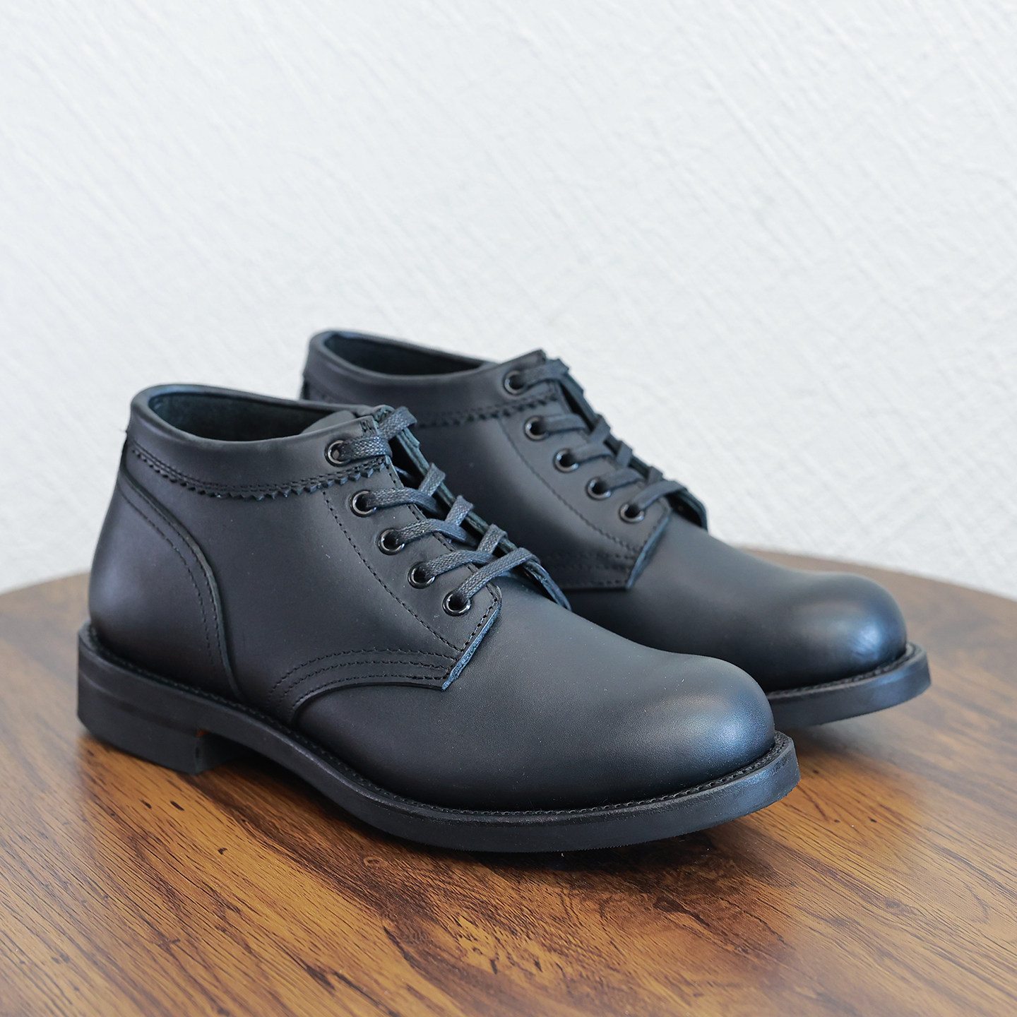 春秋休闲圆头系带短筒马丁靴真皮舰艇靴固特异手工高帮通勤皮鞋男,流行男鞋,马丁靴,淘宝优惠券,粉丝福利购,淘宝优惠卷