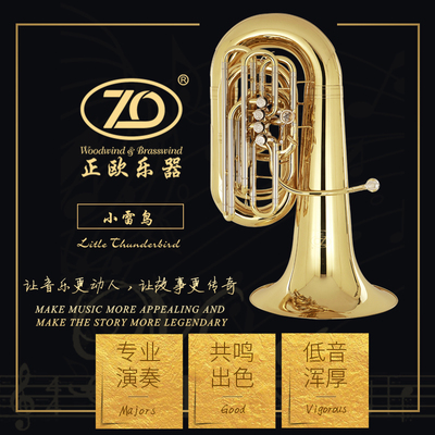 正欧CC调专业大号正欧铜管乐器