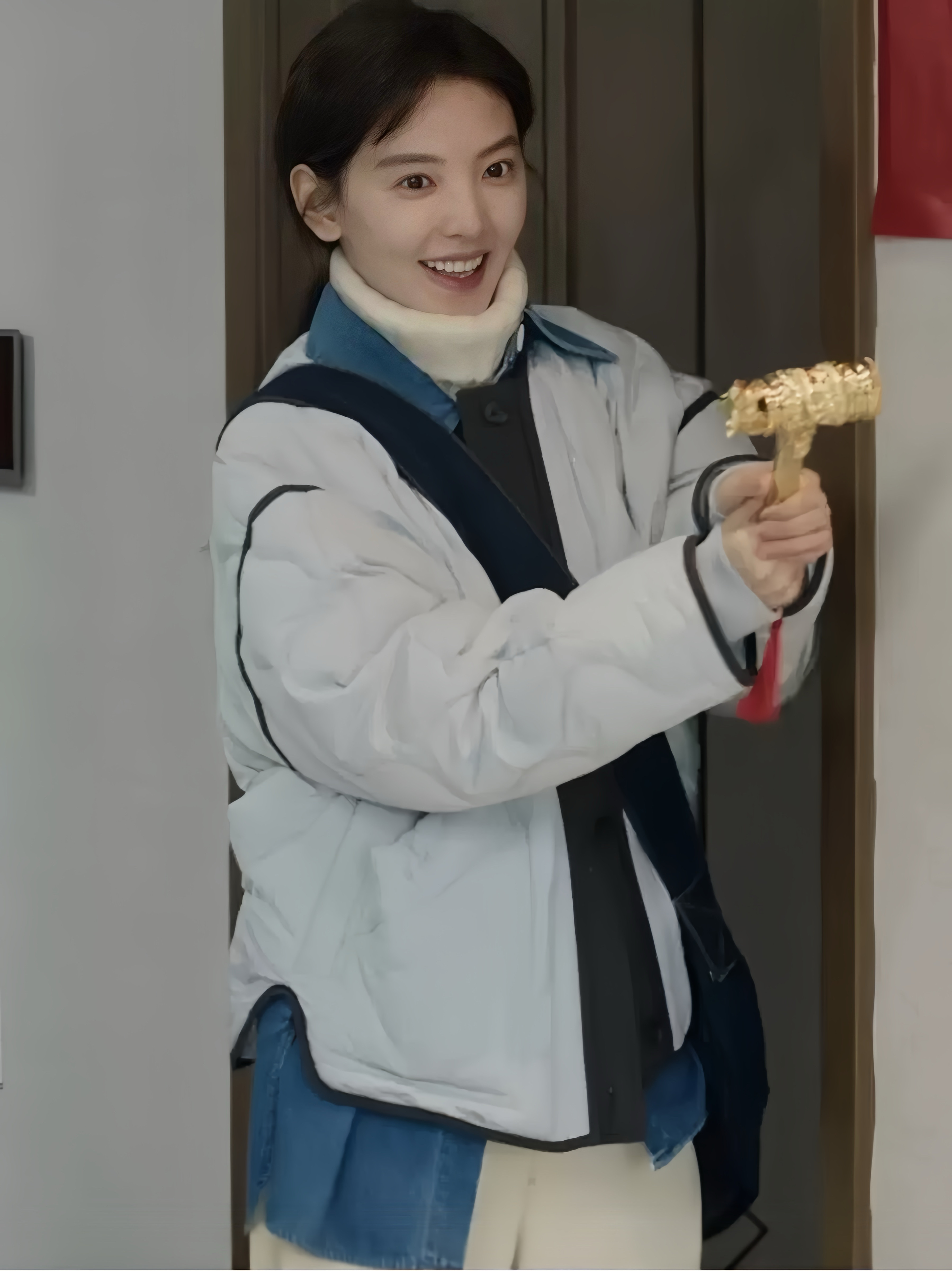 章若楠同款2025冬季新款宽松棉衣/棉服