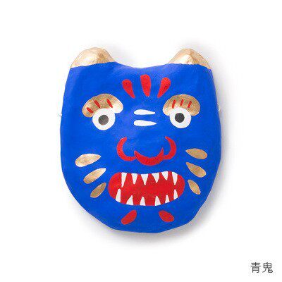 「京都和风」日本制 职人手作 传统 鬼のお面飾  鬼面 面具 饰物