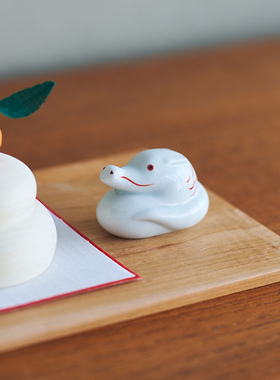 「京都和风」日本制 中川政七商店縁起物 瀬戸焼の干支摆件 辰龙