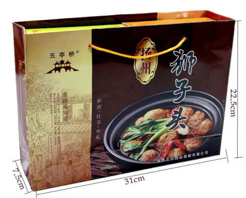 扬州特产五亭桥狮子头清