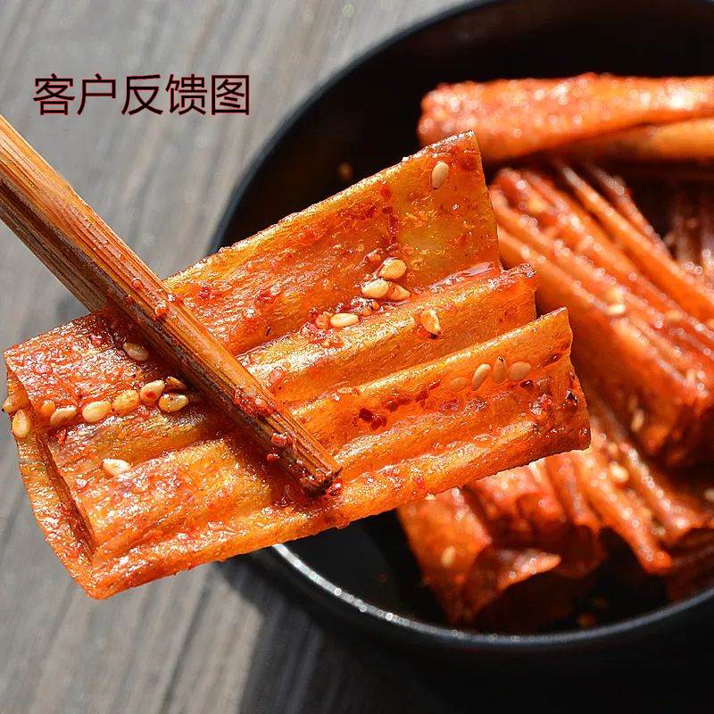 腐竹皮蛋白肉豆制品 人造肉山东农家自制干货豆皮麻辣豆干原料5斤