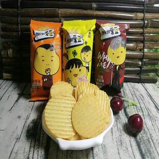 新款 新疆包邮我们的爱豆焙烤薯片非油炸番茄黄瓜吃货零食10包混