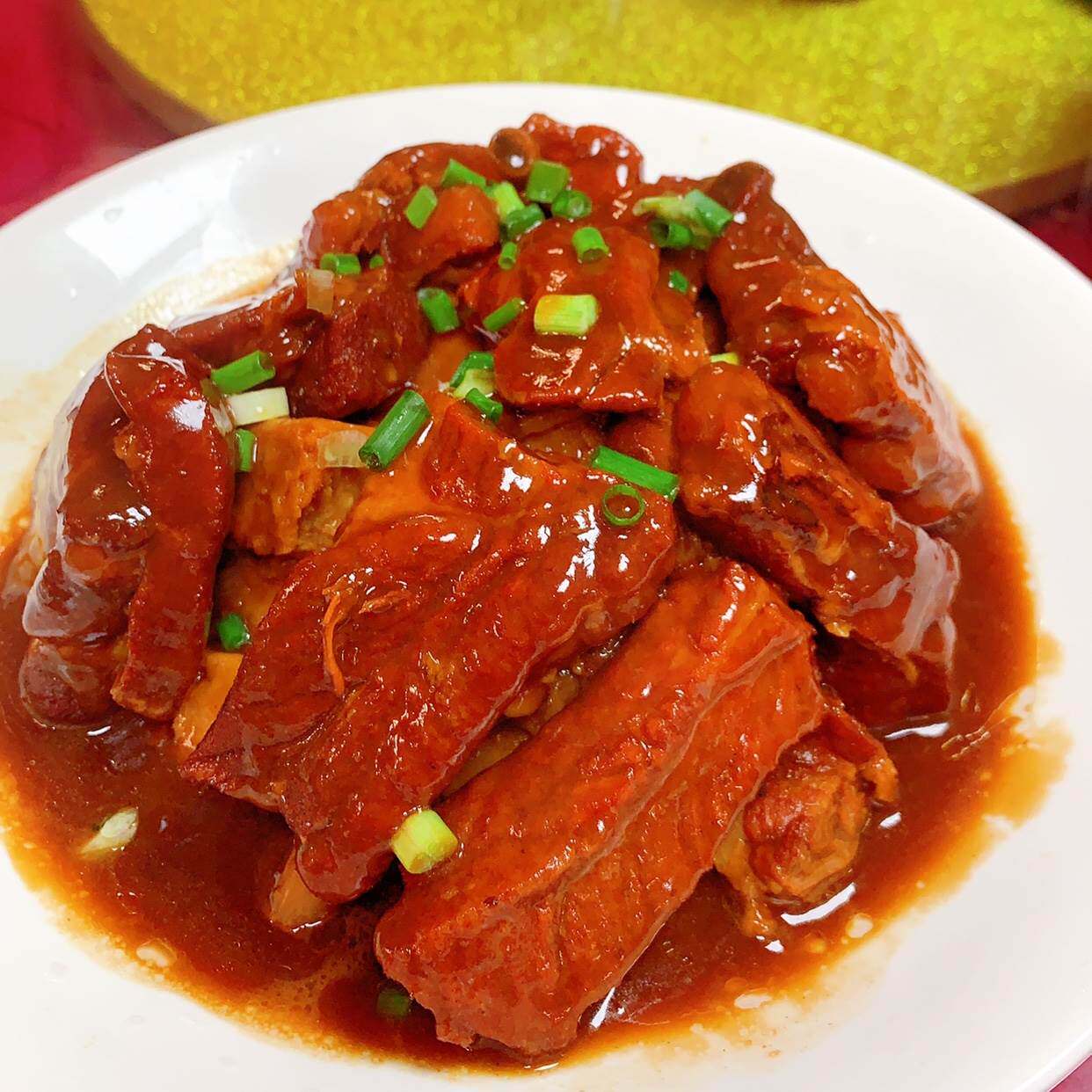 新品4件包邮福建福州特色菜福清酒席半成品香芋烂排700克加热即食