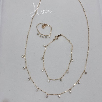 starjewelry闪烁满天星套装项链