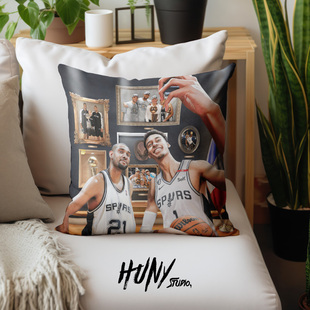 文班亚马斑马篮球球迷粉丝周边礼物定制抱枕球星同款宿舍靠枕搭配