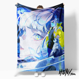 赛博朋克cyberpunk露西Lucy装 饰海报宅家毛毯挂毯休闲毯沙发绒毯