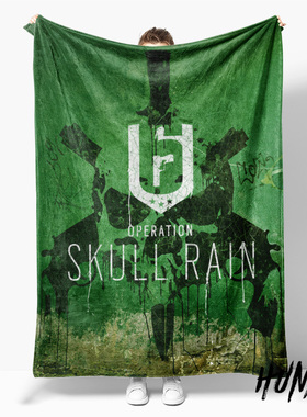 彩六彩虹六号R6S特勤干员游戏周边午休毯沙发毯空调毯子盖毯毛毯