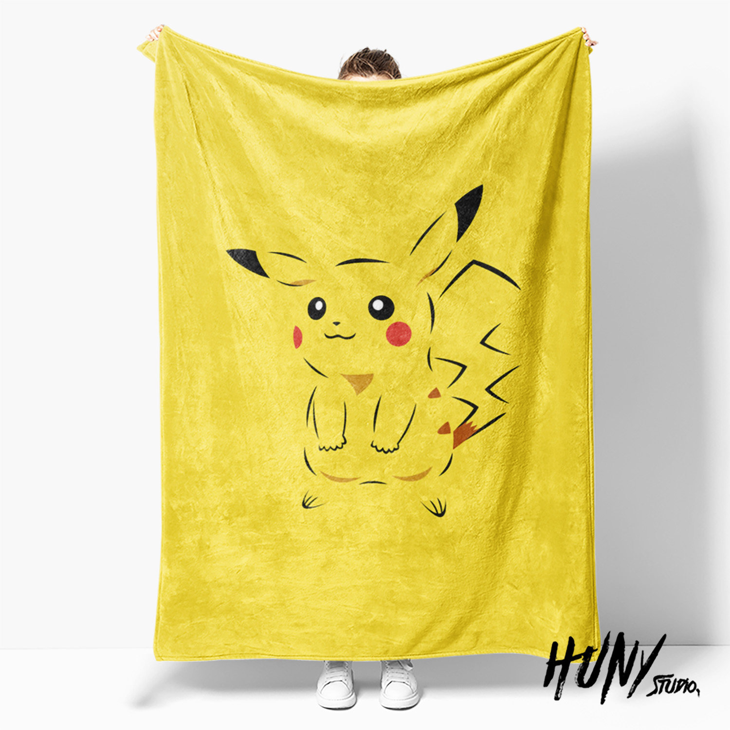 宝可梦Pokemon皮卡丘动漫周边礼物午休毯沙发毯空调毯子盖毯毛毯图片