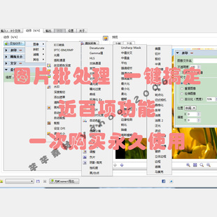 图片批量处理软件 加水印/加特效/PS批处理工具Win/Mac版本