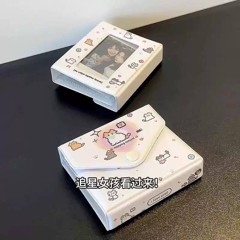 小卡收纳册拍立得相册3寸卡册本一宫格纪念册卡套卡包证件套可爱