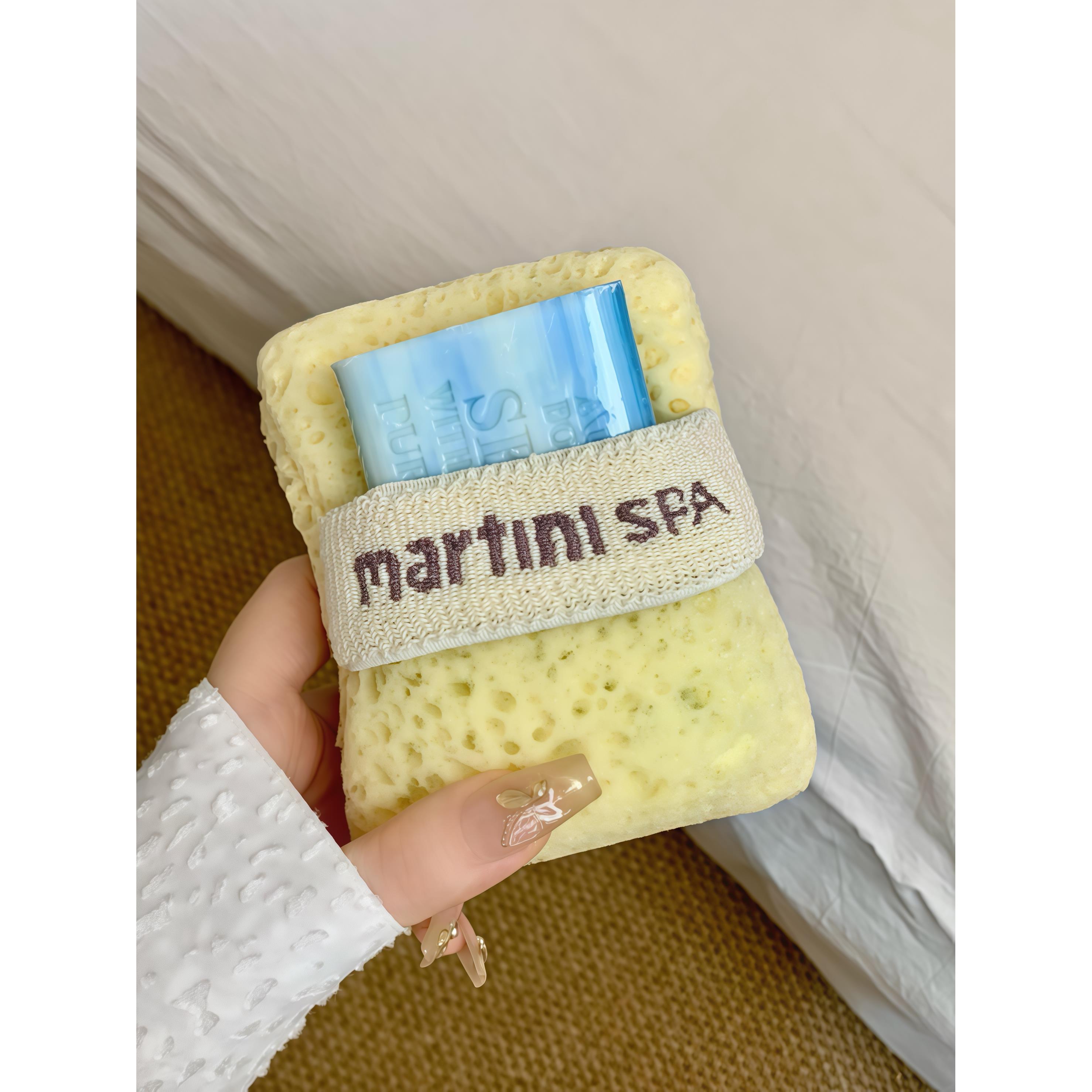 小黄油沐浴球沐浴棉肥皂香皂袋打泡起泡网搓澡海绵浴球浴花香皂袋