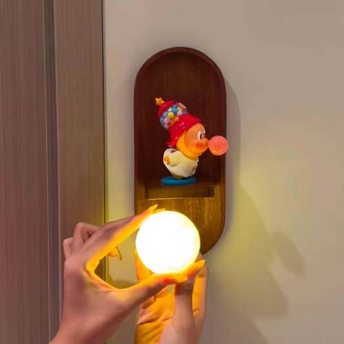 【新家的100个快递】盲盒收纳展示架复古感夜灯壁挂免打孔置物架