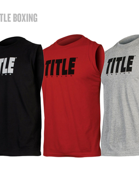 TITLE BOXING MUSCLE TEE 拳击 训练无袖背心