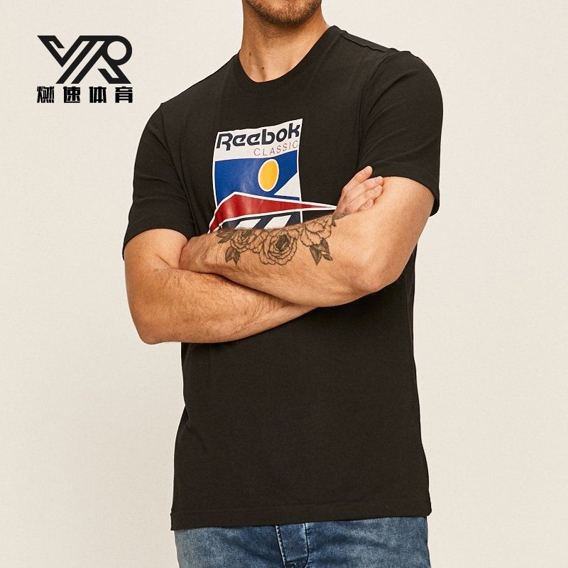 Reebok锐步短袖男子短袖T恤