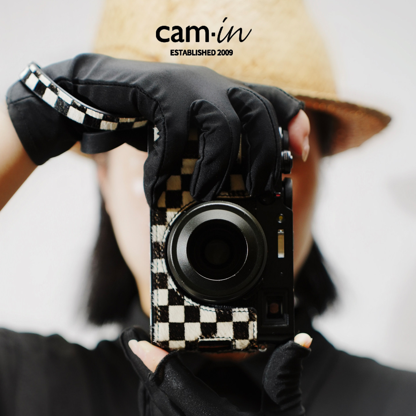 cam·in 相机手腕带马毛系列适用于富士x100vi/xt50/xt30/xe5手绳