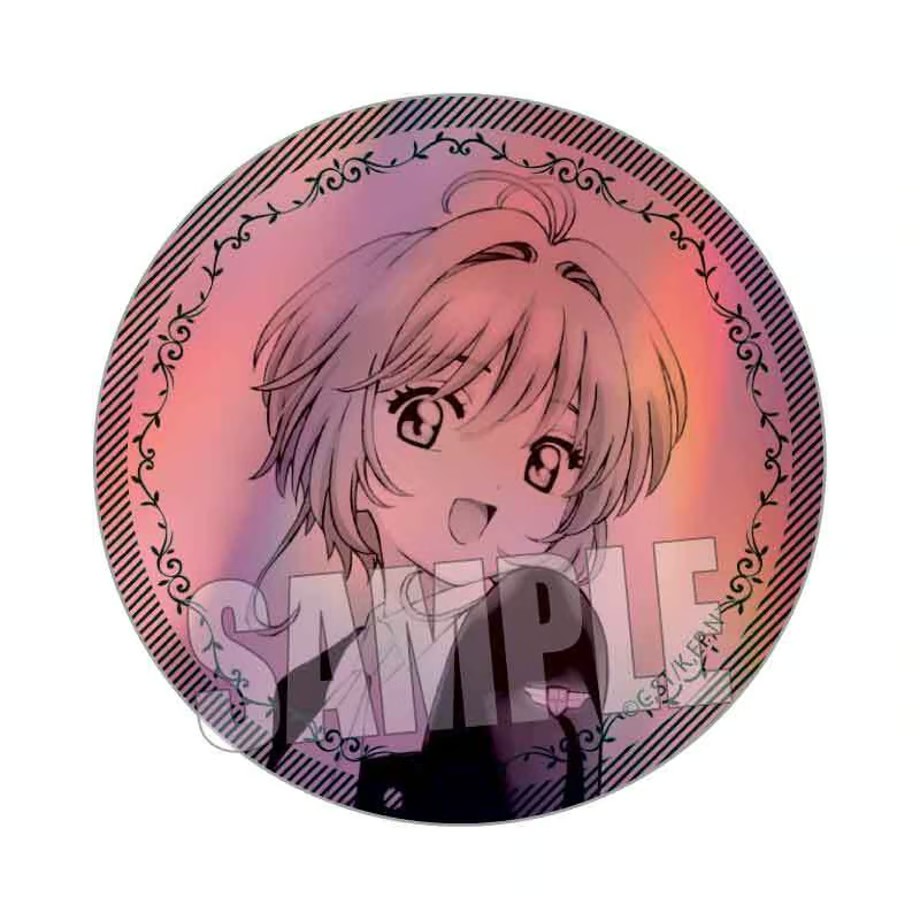 现货  魔卡少女樱 百变小樱 25周年 铜闪吧唧徽章 0719 周边