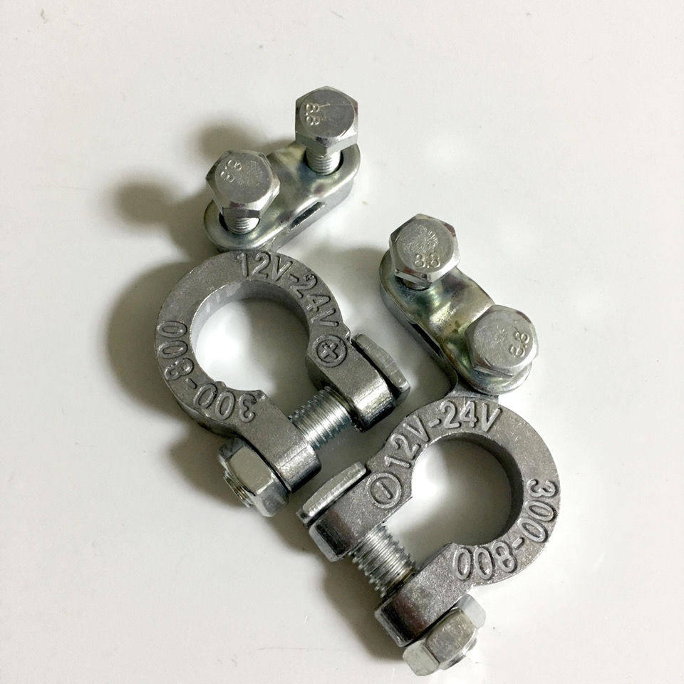 电瓶桩头汽车货车通用蓄电池卡子加厚接线端子桩头电瓶柱接头夹子