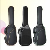 加厚个性 电吉他包便携电贝斯bass贝司包吉它双肩背包海绵通用袋子
