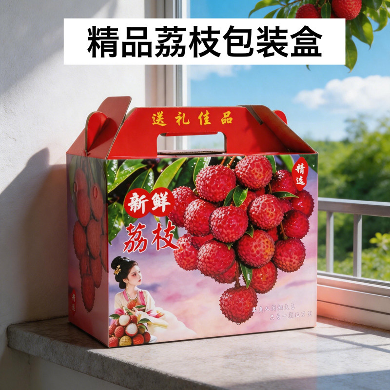 8-10斤现货桂味妃子笑岭南荔礼品盒