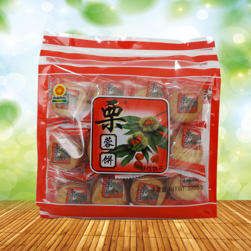 鸿达酥性饼干200g 栗蓉饼