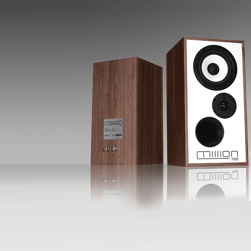 英国mission/美声700发烧HiFi落地书架音箱家用监听6.5寸无源音响