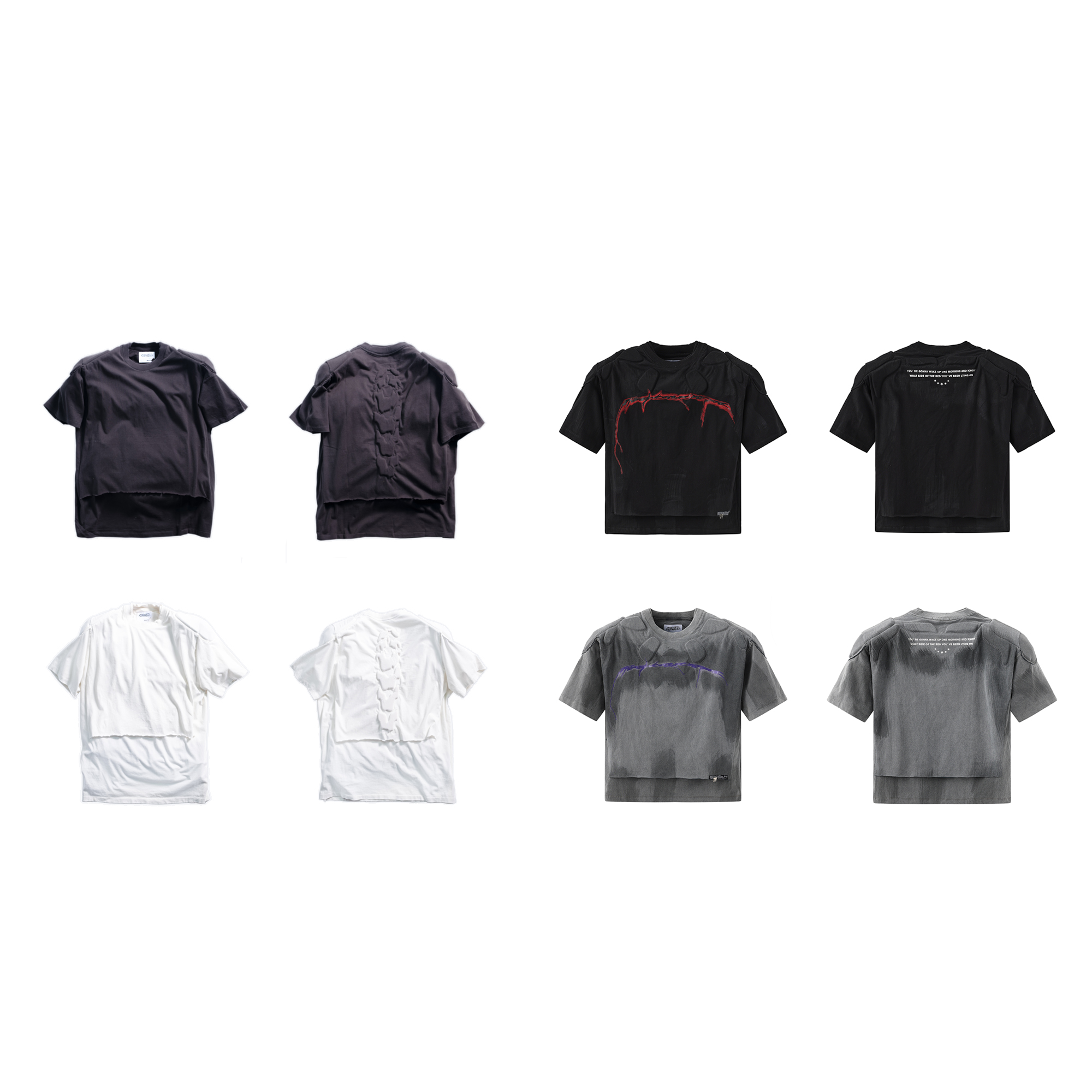 FVVO短袖朋克春夏刺绣