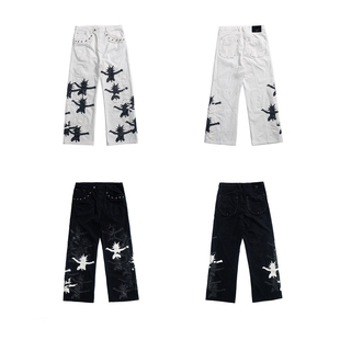 Jeans Signature Embroidered BODY 刺绣标志牛仔裤 RED FVVO