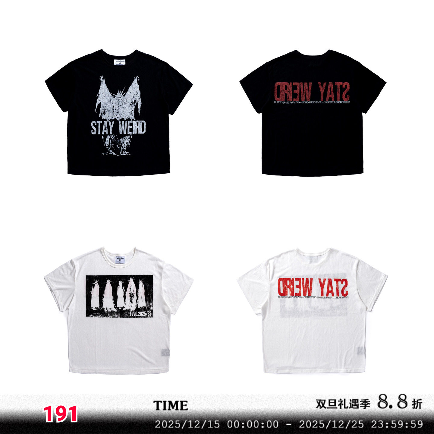 FVVO “PUNK PES”  T-Shirt 朋克版绘印花T恤